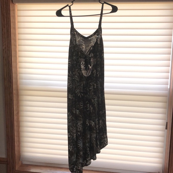 Tiki Palm Tropical Cut Out Dress - Picture 2 of 3